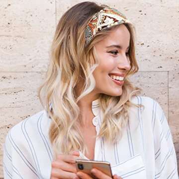 Yunsailing 36 Pcs Boho Headbands for Fashion and Fitness