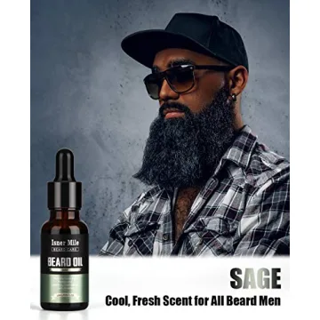 ISNER MILE 5-Pack Beard Oil Set for Ultimate Beard Grooming