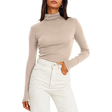 Trendy Queen Women's Turtleneck - Stylish Fall Layering Top