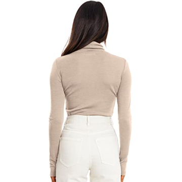 Trendy Queen Women's Turtleneck - Stylish Fall Layering Top