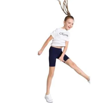 Deuerr Girls Dance Yoga Shorts for Active Play in Style