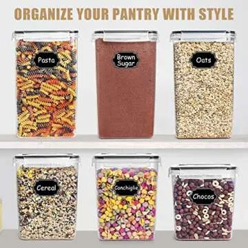 Extra Large Airtight Food Storage Containers Set 4
