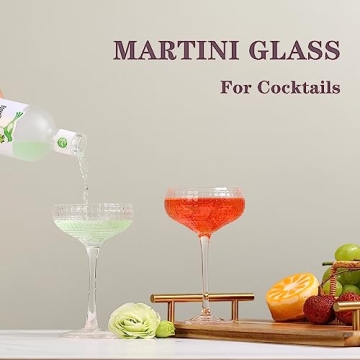 YY Vintage Coupe Cocktail Glass - Elegant Handcrafted Crystal