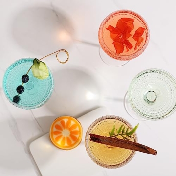 YY Vintage Coupe Cocktail Glass - Elegant Handcrafted Crystal