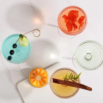 YY Vintage Coupe Cocktail Glass - Elegant Handcrafted Crystal