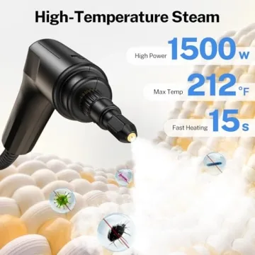 ODSD Steam Cleaner: Powerful 15s Heat-Up & 1.6L Tank
