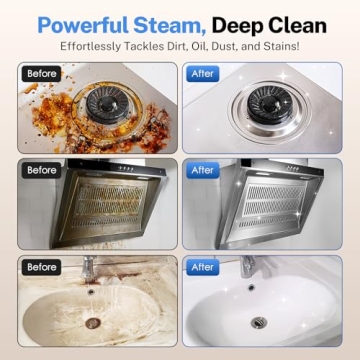 ODSD Steam Cleaner: Powerful 15s Heat-Up & 1.6L Tank