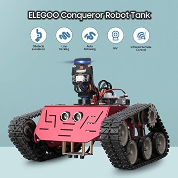 ELEGOO Conqueror Tank Kit for Arduino Robotics