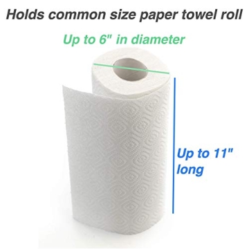 RightArrange Stainless Steel Paper Towel Holder for Pegboard