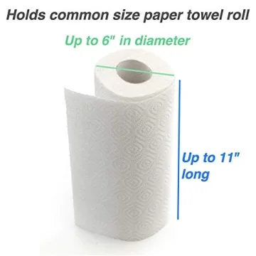 RightArrange Stainless Steel Paper Towel Holder for Pegboard