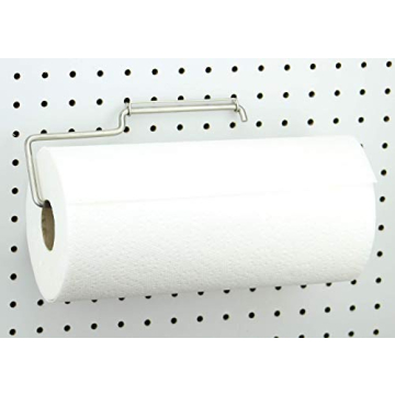 RightArrange Stainless Steel Paper Towel Holder for Pegboard