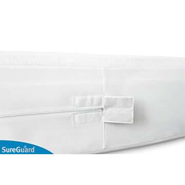 SureGuard King Mattress Encasement - Waterproof & Bed Bug Proof