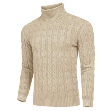 Buy COOFANDY Slim Fit Turtleneck Sweater - Stylish Comfort