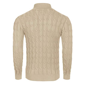 Buy COOFANDY Slim Fit Turtleneck Sweater - Stylish Comfort