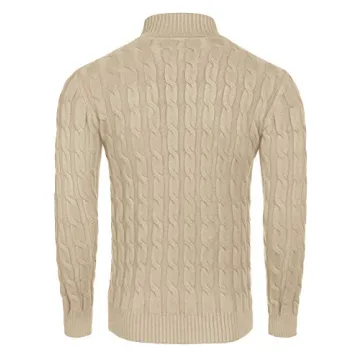 Buy COOFANDY Slim Fit Turtleneck Sweater - Stylish Comfort