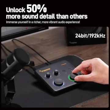 MAONO USB Audio Interface - 24-bit/192kHz XLR Input