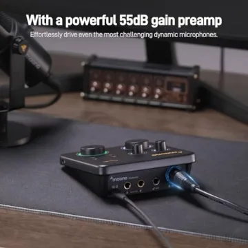 MAONO USB Audio Interface - 24-bit/192kHz XLR Input