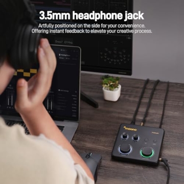 MAONO USB Audio Interface - 24-bit/192kHz XLR Input