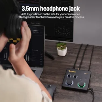 MAONO USB Audio Interface - 24-bit/192kHz XLR Input