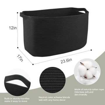 MEGASKET Extra Large Storage Basket for Organizing