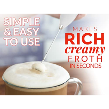 Zulay Powerful Milk Frother - Whisk Mixer for Delicious Lattes