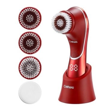 Facial Cleansing Brush - Waterproof, Rechargeable & Versatile