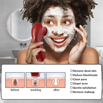 Facial Cleansing Brush - Waterproof, Rechargeable & Versatile