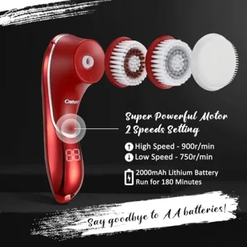 Facial Cleansing Brush - Waterproof, Rechargeable & Versatile