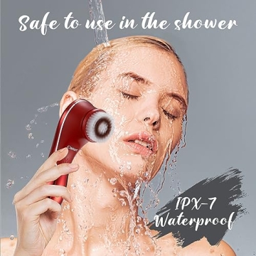 Facial Cleansing Brush - Waterproof, Rechargeable & Versatile