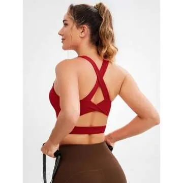 JOYSPELS Comfortable Sports Bra for Medium Support