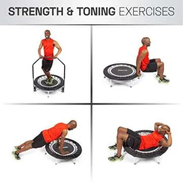 Maximus Pro Indoor Rebounder Trampoline for Adults Exercise