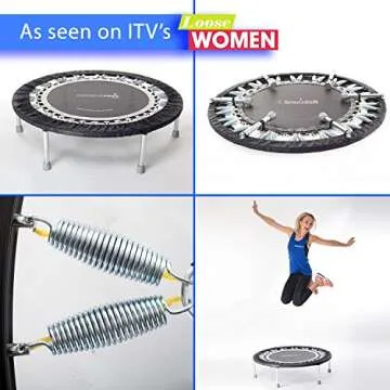 Maximus Pro Indoor Rebounder Trampoline for Adults Exercise