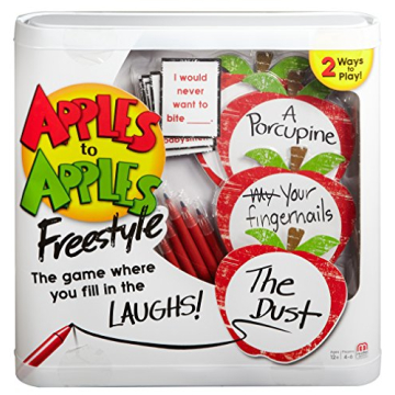 Mattel Games Apples to Apples Freestyle Card Game - Hilarious Creativity Unleashed!