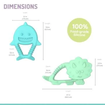 melii Baby Teethers Silicone Teething Toy for Infants