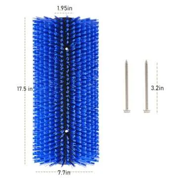 Hehoroo Livestock Scratch Brushes - Livestock Anti-itch Tool, Horse Brushes, Relieve Back Itching in Livestock, Appropriate for Horse, Cattle, Pig, Sheep(Blue)
