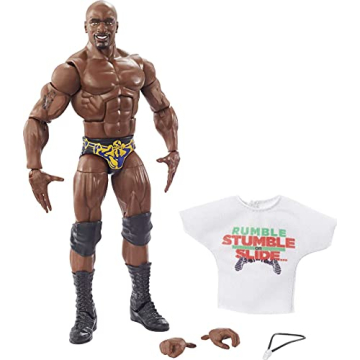WWE Titus O’Neil Royal Rumble Elite 6-in Action Figure with Authentic Gear
