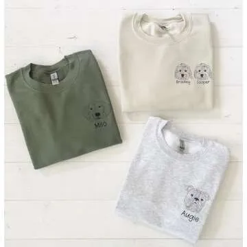 Custom Dog Mom Sweatshirt - Gift for Dog Lovers - Cozy Style