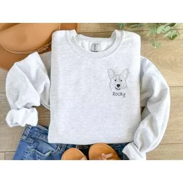 Custom Dog Mom Sweatshirt - Gift for Dog Lovers - Cozy Style