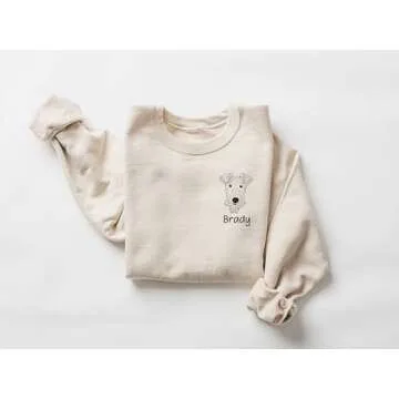 Custom Dog Mom Sweatshirt - Gift for Dog Lovers - Cozy Style