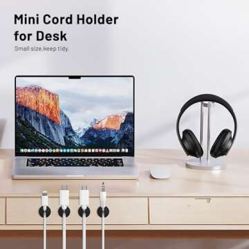 Mini Cable Clips - Efficient Wire Organizer Holder