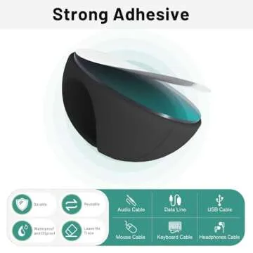 Mini Cable Clips - Efficient Wire Organizer Holder