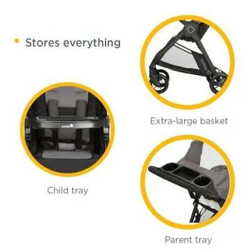 Safety 1st Smooth Ride Travel System: Stroller & Car Seat