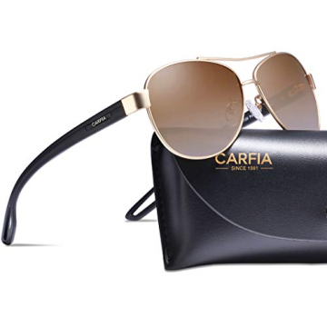 CARFIA Women's Polarized Sunglasses: Stylish UV Protection & Lightweight