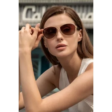 Stylish Polarized Sunglasses for Women UV Protection Lightweight