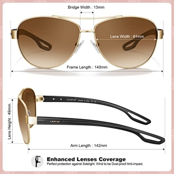 Stylish Polarized Sunglasses for Women UV Protection Lightweight