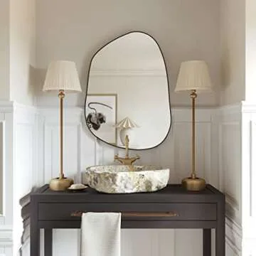LVNGD Asymmetrical Irregular Wall Mirror for Home Decor