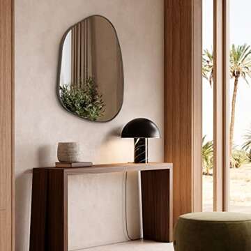 LVNGD Asymmetrical Irregular Wall Mirror for Home Decor