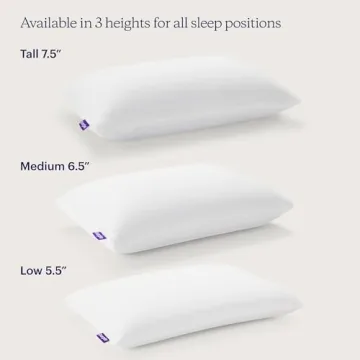 Purple Harmony Pillow Standard Medium for Luxurious Comfort
