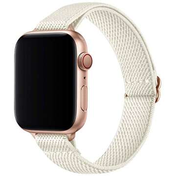 SICCIDEN Slim Stretchy Bands Compatible with Apple Watch Band 42mm 41mm 40mm 38mm, Women Elastics Ny...