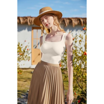 HYZ Women's Ribbed Cropped Tank Tops - Stylish & Comfortable